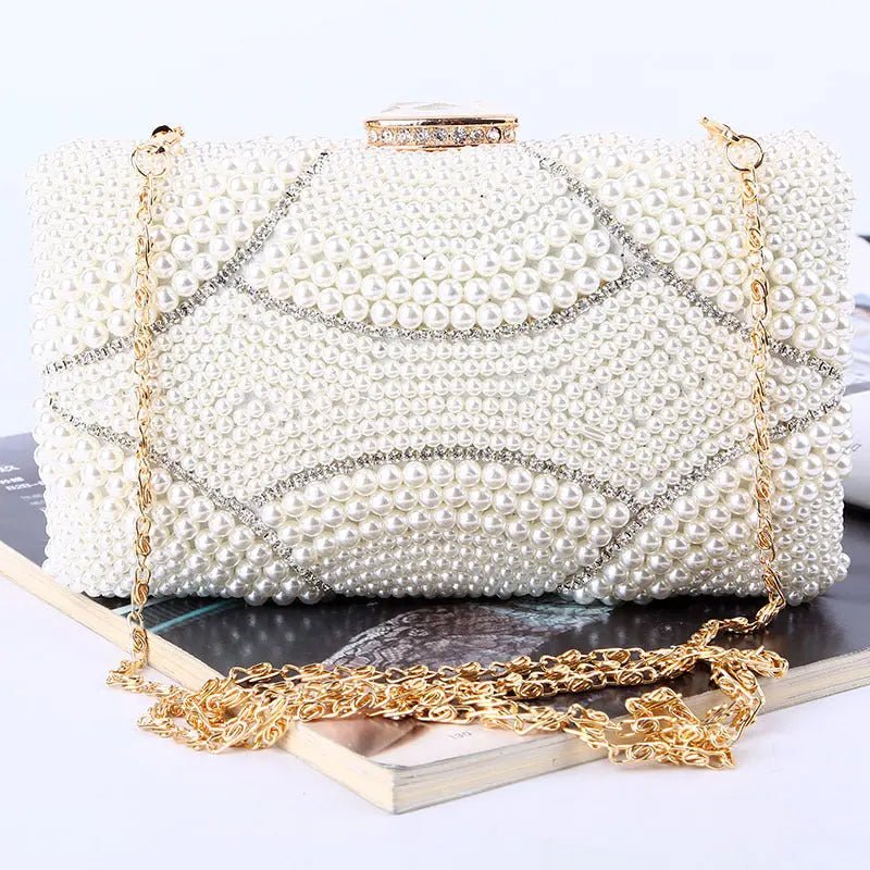 Violeta Pearl Clutch Bag Aurora-Bags