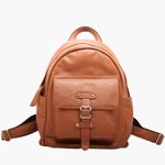 Amelia | Leather Backpack with Stylish Buckle Detail Aurora-Bags