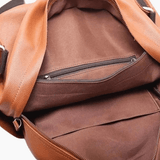 Amelia | Leather Backpack with Stylish Buckle Detail Aurora-Bags