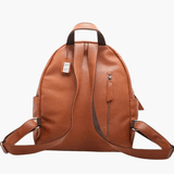 Amelia | Leather Backpack with Stylish Buckle Detail Aurora-Bags