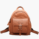 Amelia | Leather Backpack with Stylish Buckle Detail Aurora-Bags