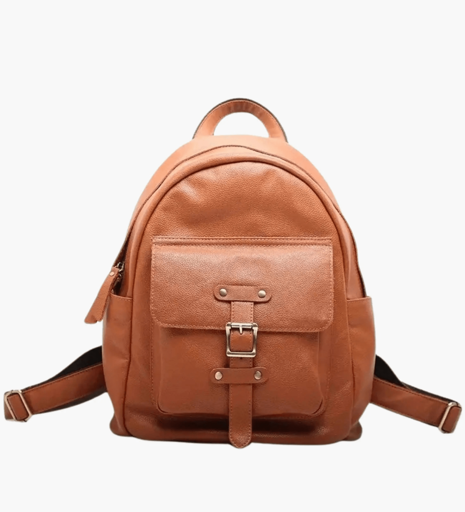 Amelia | Leather Backpack with Stylish Buckle Detail Aurora-Bags