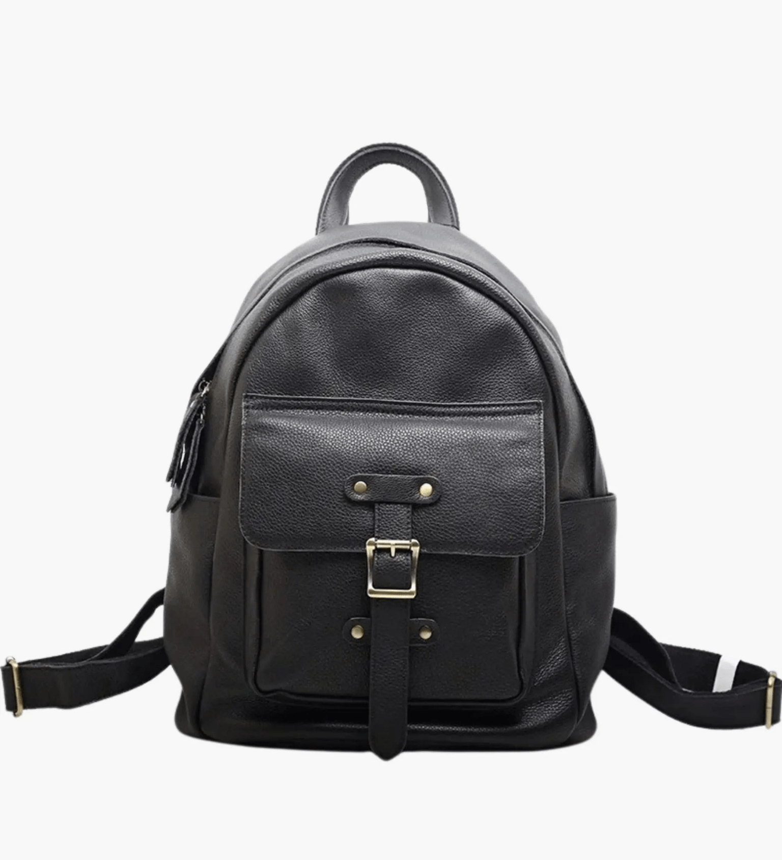 Amelia | Leather Backpack with Stylish Buckle Detail Aurora-Bags