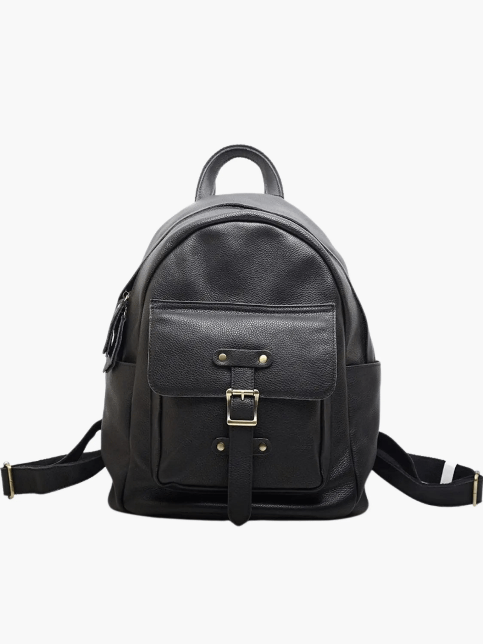 Amelia | Leather Backpack with Stylish Buckle Detail Aurora-Bags