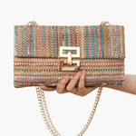 Amelia | Woven Chain Shoulder Bag Feylen.com