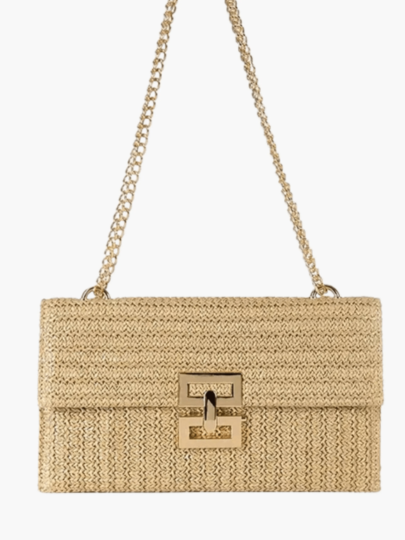 Amelia | Woven Chain Shoulder Bag Feylen.com