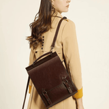 Audrey | Elegant Leather Backpack with Vintage Appeal Aurora-Bags