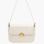 Ava | Sleek Leather Shoulder Bag with Golden Hardware Feylen.com