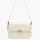 Ava | Sleek Leather Shoulder Bag with Golden Hardware Feylen.com