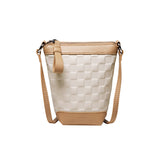 Evienne | Beige Woven Crossbody Bag – Casual Elegance & Everyday Versatility