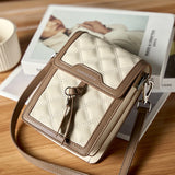 Galadriel | Beige Quilted Leather Crossbody Bag – Classic Elegance & Everyday Charm