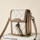Galadriel | Beige Quilted Leather Crossbody Bag – Classic Elegance & Everyday Charm