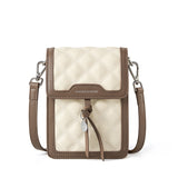 Galadriel | Beige Quilted Leather Crossbody Bag – Classic Elegance & Everyday Charm