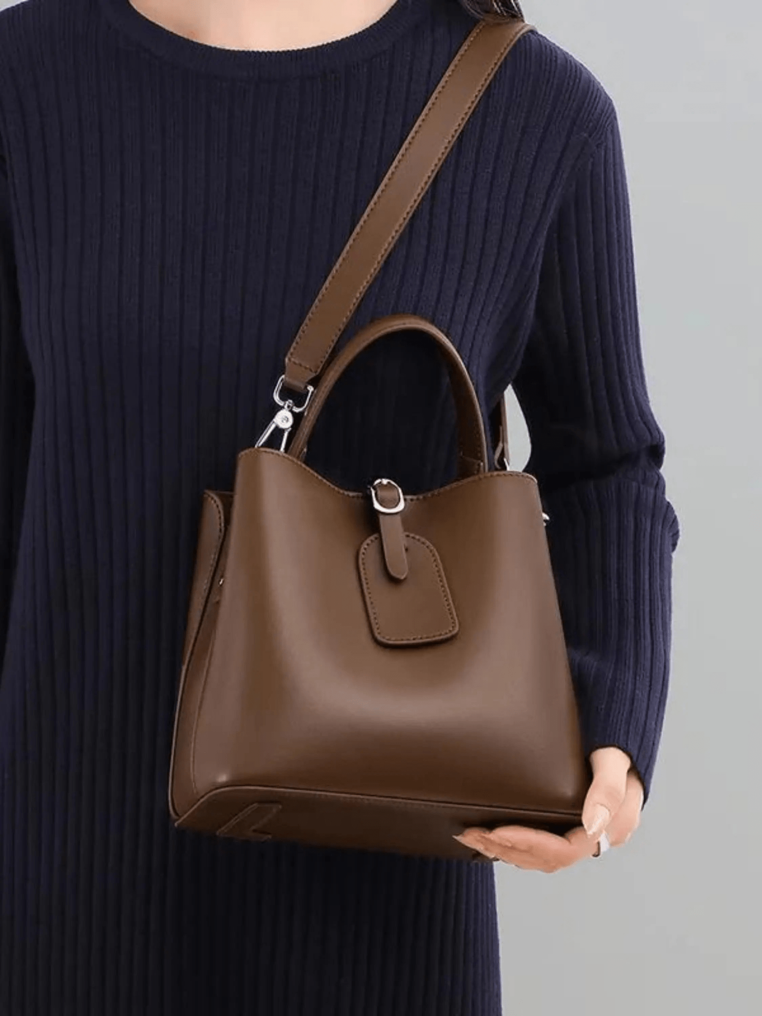 Bella | Classic Structured Tote Bag Aurora-Bags