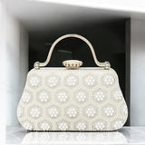 Eloise | Pearl & Crystal Vintage Evening Handbag – Timeless Elegance