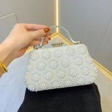 Clarabelle Pearl Clutch Bag Aurora-Bags