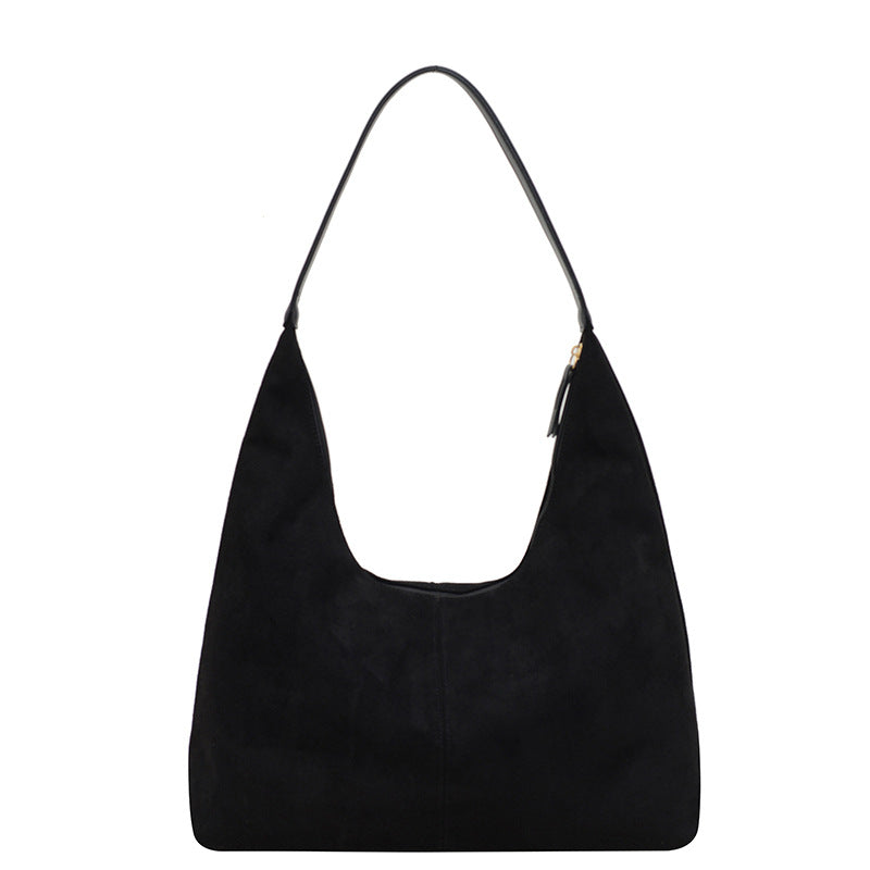 Evie | Minimal Vegan Suede Hobo Bag – Timeless & Chic