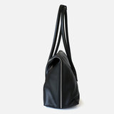 Lai | Brown Leather Zip Tote Bag – Sleek & Functional