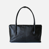 Lai | Brown Leather Zip Tote Bag – Sleek & Functional