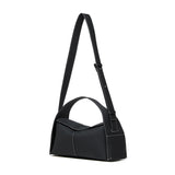 Violetta | Black Asymmetric Handbag – Modern Elegance & Versatile Design