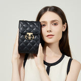 Delsia | Quilted Leather Crossbody Bag – Sophisticated & Timeless Design
