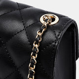 Delsia | Quilted Leather Crossbody Bag – Sophisticated & Timeless Design