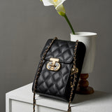 Delsia | Quilted Leather Crossbody Bag – Sophisticated & Timeless Design