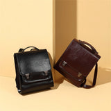 Lazaria | Vintage Brown Leather Backpack – Classic, Elegant & Functional