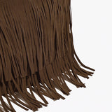 Boheemse | Suede Fringe Hobo Bag – A Statement of Bohemian Elegance