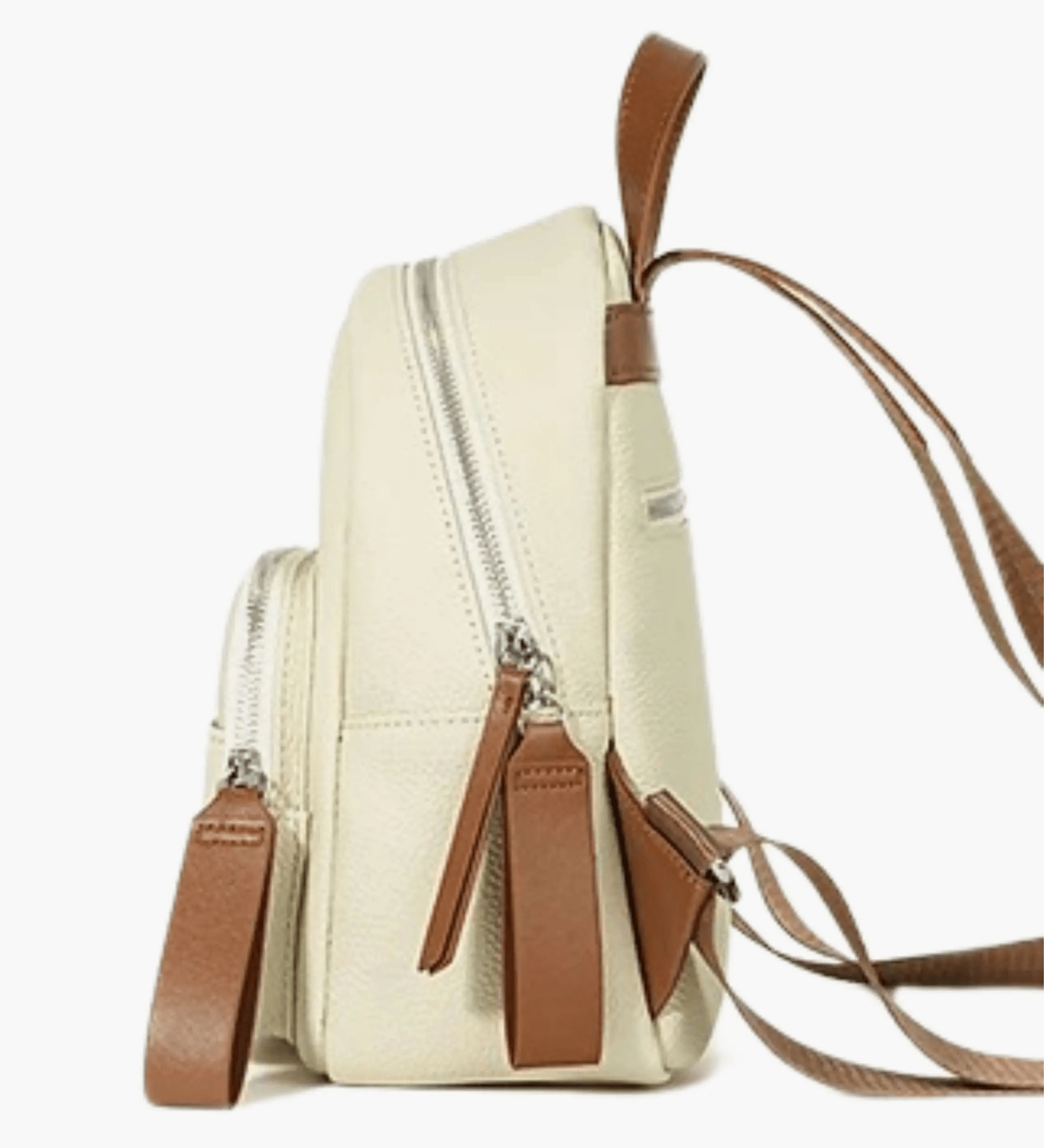 Brooke | Sleek Leather Backpack with Contrasting Details Aurora-Bags