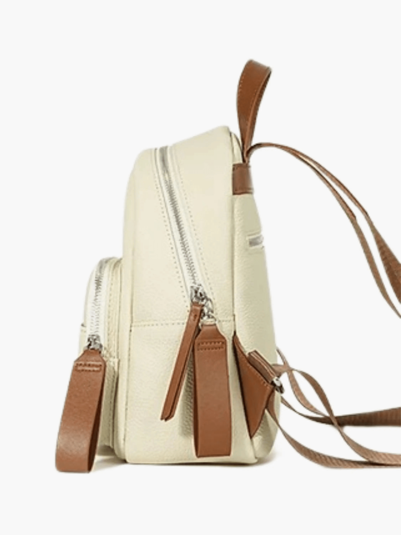 Brooke | Sleek Leather Backpack with Contrasting Details Aurora-Bags