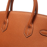 Brown Litchi Grain soft Leather Satchel Bag Big Handbags for Work - from Aurora-Bags for sale at Aurora-Bags