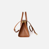 Lunaria | Elegant Croc-Embossed Leather Handbag