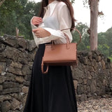 Lunaria | Elegant Croc-Embossed Leather Handbag