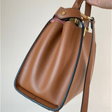 Aurora | Caramel Leather Tote – Sophisticated & Timeless