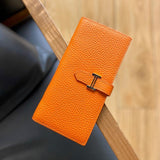 Lily | Black Pebbled Leather Wallet – Timeless Elegance & Functionality