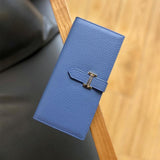 Lily | Black Pebbled Leather Wallet – Timeless Elegance & Functionality