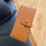 Lily | Black Pebbled Leather Wallet – Timeless Elegance & Functionality
