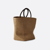 Noa Minimalist Straw Tote – Structured Woven Bag