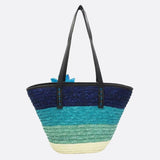 Marbella Bloom Straw Tote – Woven Beach Bag