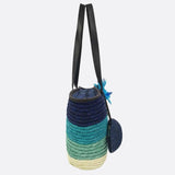 Marbella Bloom Straw Tote – Woven Beach Bag