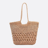 Handwoven Openwork Tote Bag – Lightweight Summer Carryall
