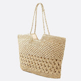 Handwoven Openwork Tote Bag – Lightweight Summer Carryall
