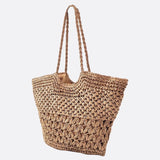 Handwoven Openwork Tote Bag – Lightweight Summer Carryall