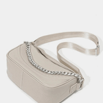 Celeste | Chain-Accent Leather Shoulder Bag Aurora-Bags