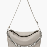 Celeste | Chain-Accent Leather Shoulder Bag Aurora-Bags