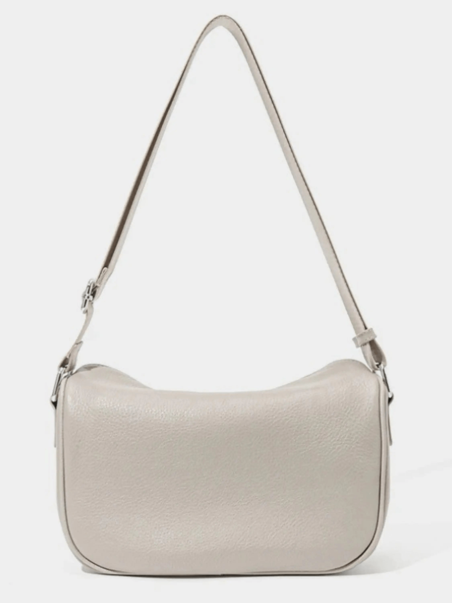 Celeste | Chain-Accent Leather Shoulder Bag Aurora-Bags