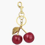 Cherry Charm | Fun Keychain with Glittering Cherry Design Feylen.com