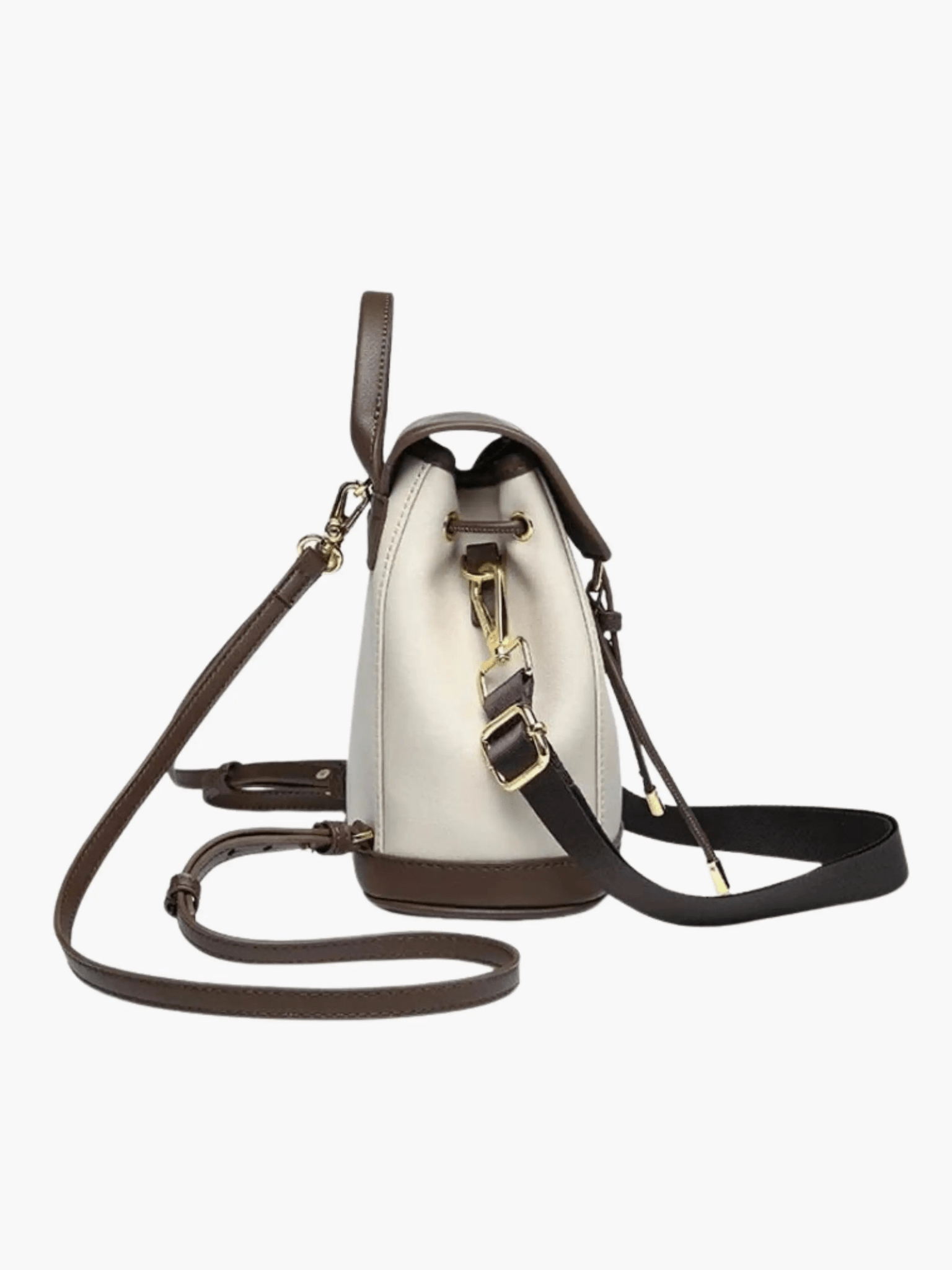 Chic Two-Tone Leather Backpack with Modern Details Aurora-Bags