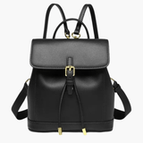 Chic Two-Tone Leather Backpack with Modern Details Aurora-Bags